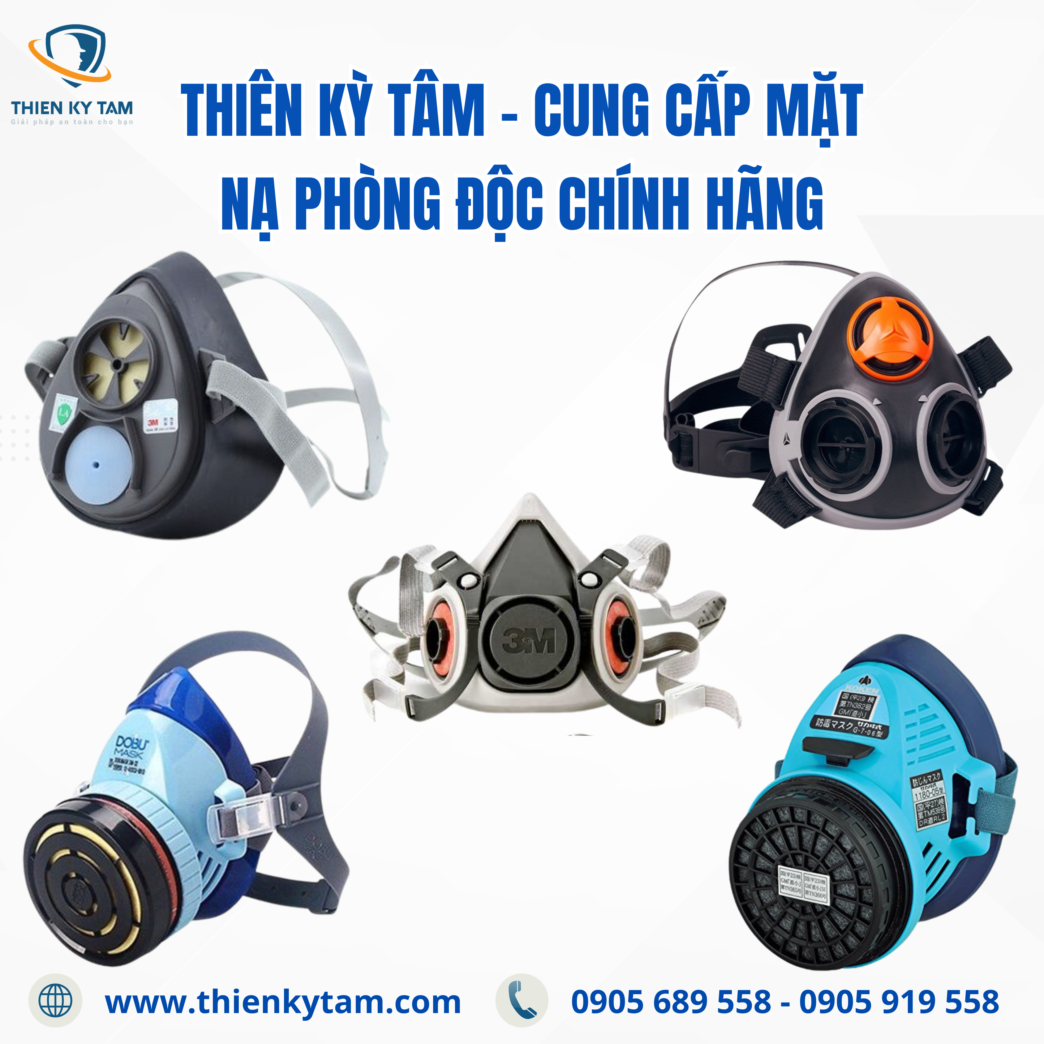 Đơn vị cung cấp mặt nạ phòng độc chính hãng