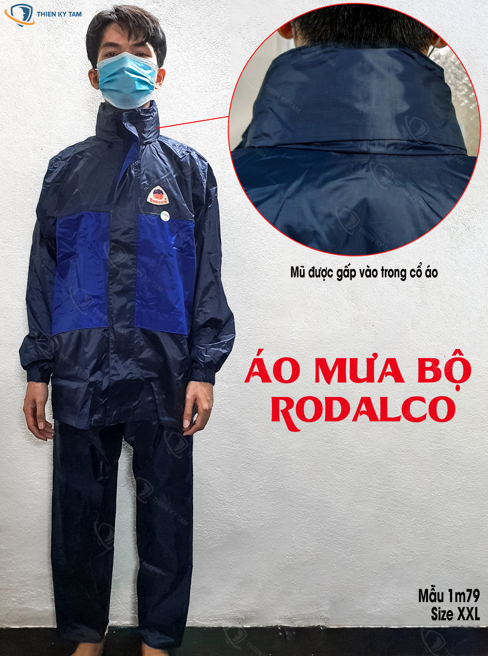 Áo mưa khoát gió cho công nhân công trường Rodalco tại Đà Nẵng